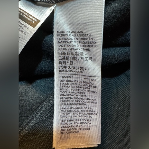 Levis Mens Relaxed Graphic Print Hoodie - Picture 5 of 9